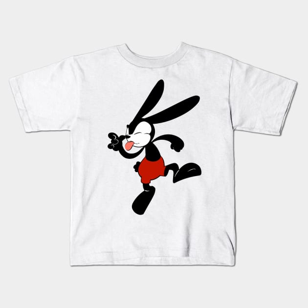 Funny Bunny Kids T-Shirt by Right-Fit27